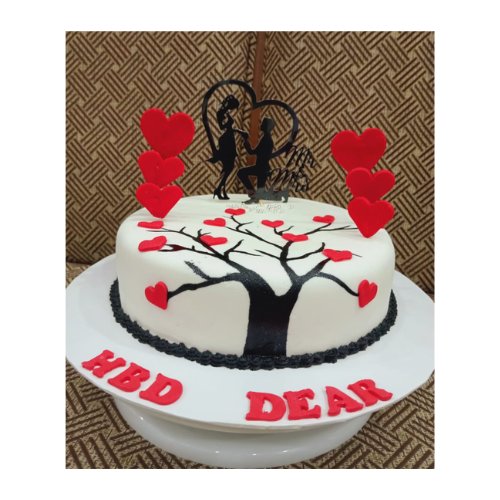 Fondant icing cake